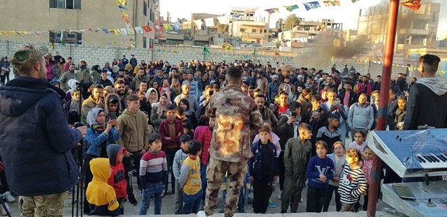 Ciwanên Şoreşger, Hesekê’de Newroz ateşini yaktı