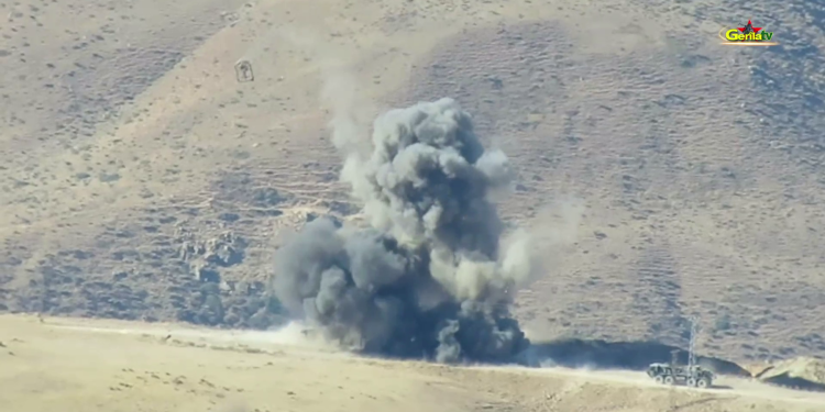 Gerilla TV, YJA Star’ın gerçekleştirdiği sabotaj eylemini paylaştı