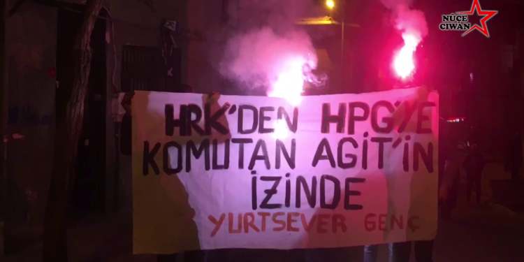 Yurtsever gençlik Ş. Mahsum Korkmaz’ı andı; Komutan Agit yaşıyor, PKK savaşıyor!