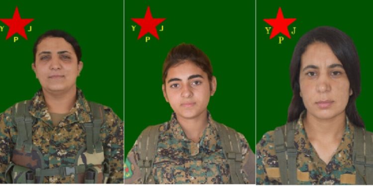 YPJ TC saldırısı sonucu şahadete ulaşan 3 savaşçısının kimliğini açıkladı