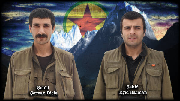 HPG Zap’ta şehit olan 2 gerillanın kimlik bilgilerini paylaştı