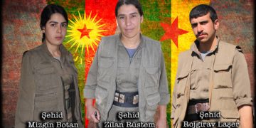 HPG Zap’ta şehit olan 3 gerillanın kimlik bilgilerini paylaştı