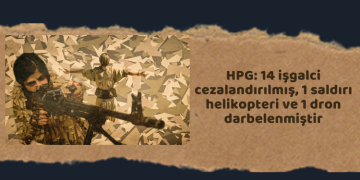 HPG: 14 işgalci cezalandırılmış, 1 saldırı helikopteri ve 1 dron darbelenmiştir