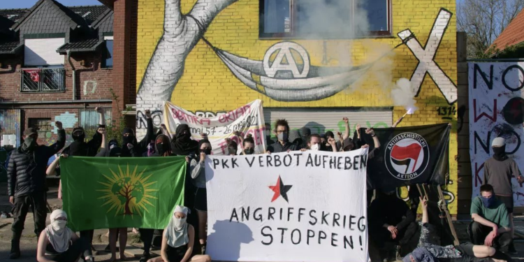 Enternasyonalist gençlerden işgal saldırılarına karşı destek mitingi