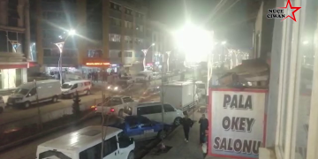 TC işgal operasyonuna karşı DGH Gever’de polis karakolunu havai fişeklerle vurdu