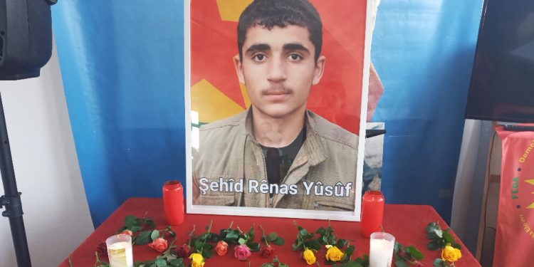 Zap şehidi Rênas Yusuf Almanya’da anıldı
