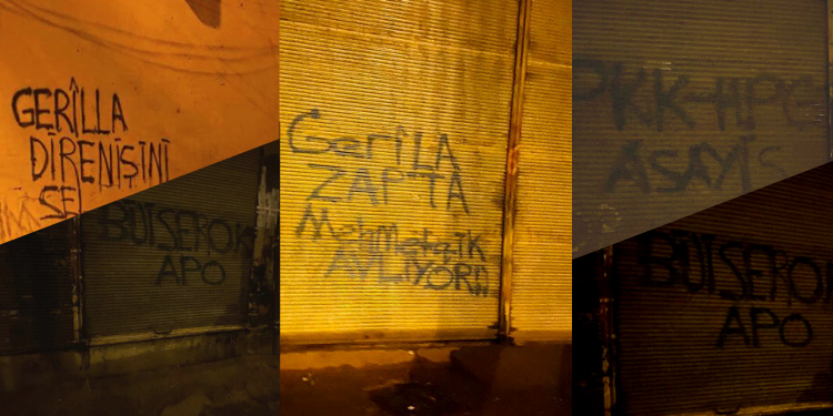 Yurtsever Gençlik Amed’de yazılama çalışması gerçekleştirdi