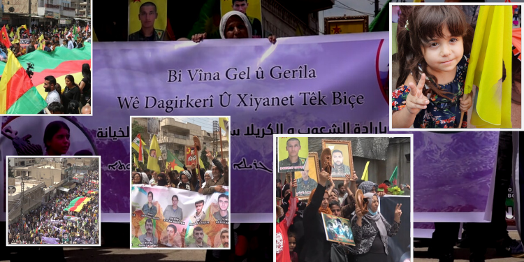 ROJAVA – Yüzler tek ses oldu: Bimire îxanet!