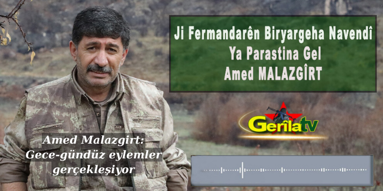 Amed Malazgirt: Gece-gündüz eylemler gerçekleşiyor