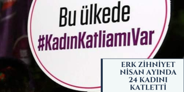 Erk zihniyet Nisan ayında 24 kadını katletti