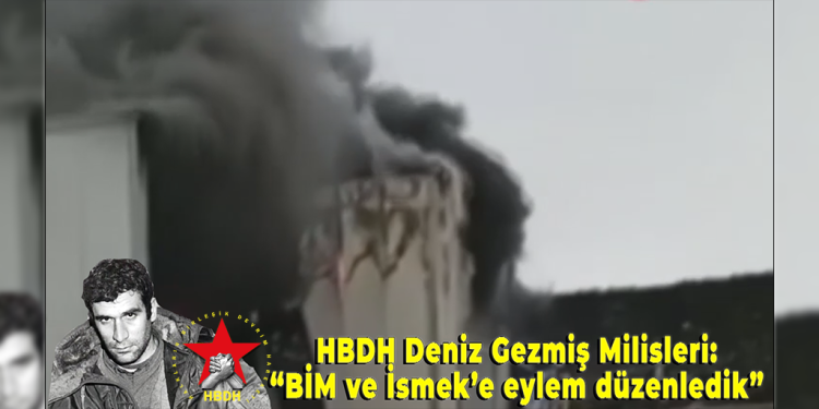 SON DAKİKA – HBDH Deniz Gezmiş Milisleri İstanbul’da eylem gerçekleştirdi