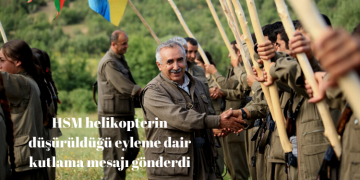 HSM helikopterin düşürüldüğü eyleme dair kutlama mesajı gönderdi