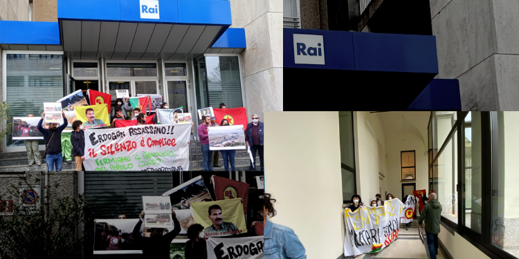 YENİLENDİ – Kurdistan’lı gençler ve dostları İtalya’da sivil itaatsizlik eylemleri gerçekleştirdi