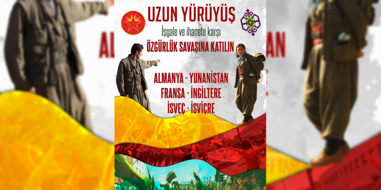 TCŞ ve TekoJIN ihanete ve işgale karşı 6 ayrı ülkede Uzun Yürüyüş eylemi gerçekleştirecek