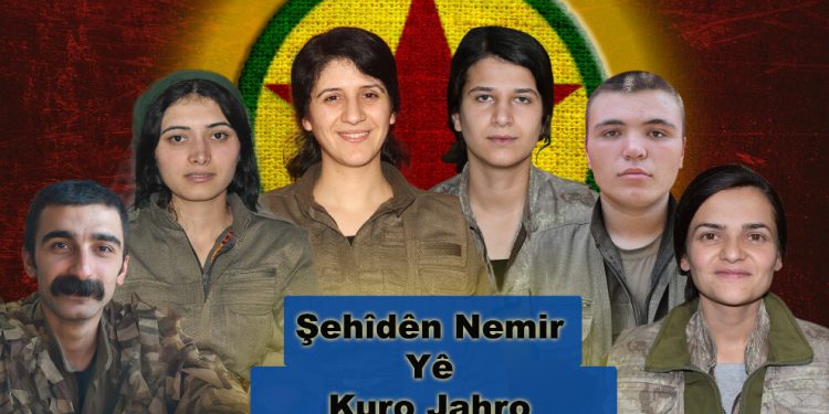 HPG, Kurojahro’da şehit düşen 6 gerillanın kimlik bilgilerini açıkladı