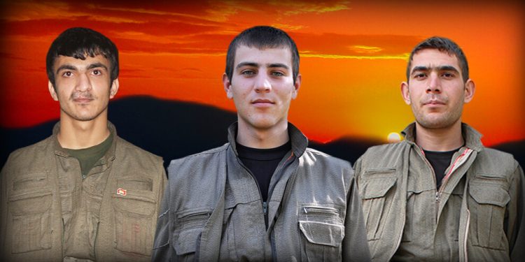 HPG, şehit düşen 3 gerillanın kimlik bilgilerini açıkladı
