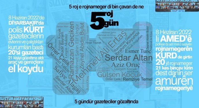 Gazeteciler 5 gündür rehin tutuluyorlar