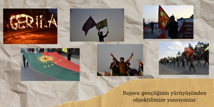 FOTO HABER – Rojava gençliğinin yürüyüşünden objektifimize yansıyanlar