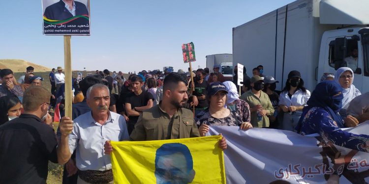 YENİLENDİ – İşbirlikçi KDP, gençlerin Behdînan’a yürümesini engelliyor