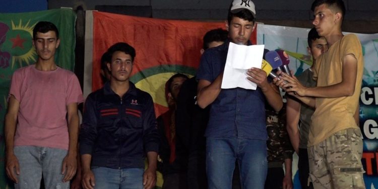 SON DAKİKA – Arap ve Kürt gençlerinden oluşan bir grup genç gerilla saflarına katıldı