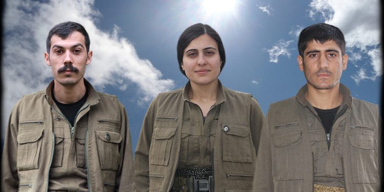 HPG, Zap’ta şehit düşen 3 gerillanın kimlik bilgilerini paylaştı