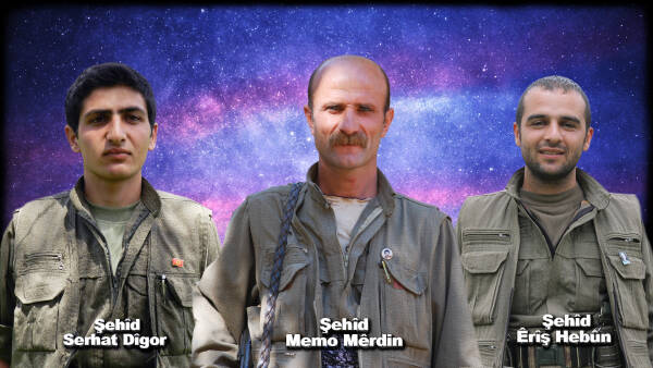 HPG şehadete ulaşan 3 gerillayı andı