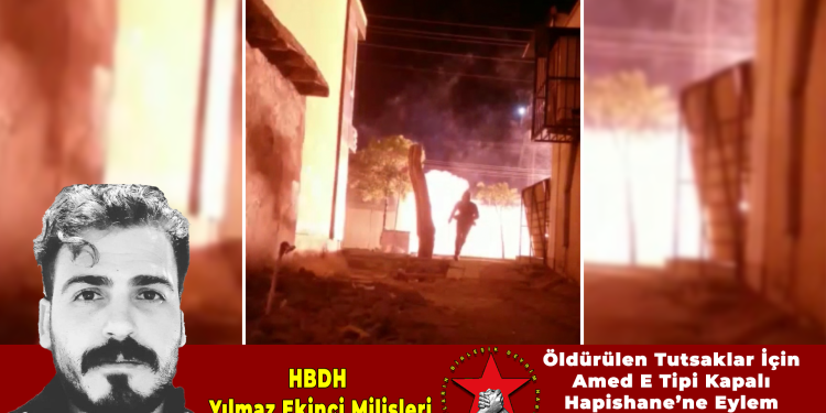 HBDH Milisleri’nden katledilen tutsaklar için eylem