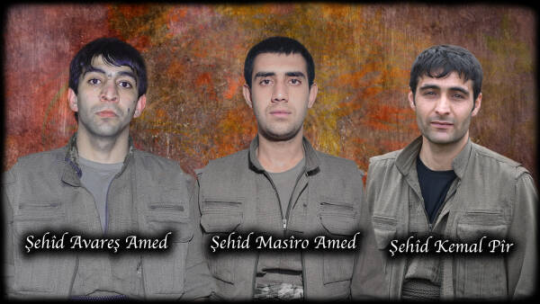 HPG Zap’ta şehit düşen 3 gerillanın kimlik bilgilerini açıkladı