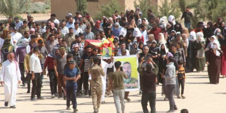 Şehit Dendeh Zexîre askeri törenle uğurlandı