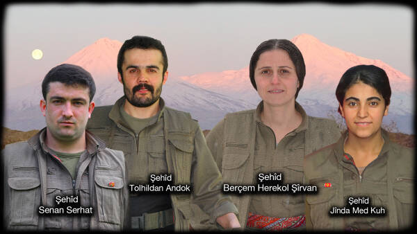 HPG, şehit düşen 4 gerillanın kimlik bilgilerini açıkladı