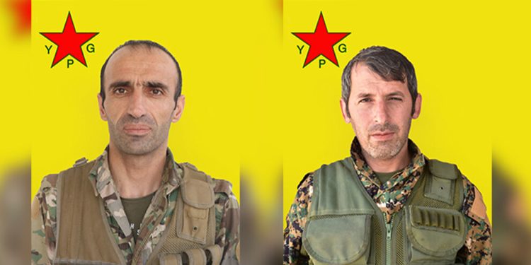 YPG: “SİHA saldırısında yoldaşlarımız Rojhat Karakoçan ve Doğan Amanos şehadete ulaştı.”