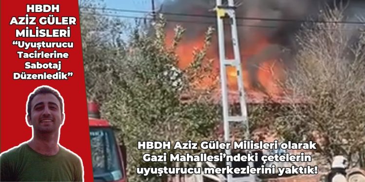 HBDH, uyuşturucu satıcılarına eylem düzenledi