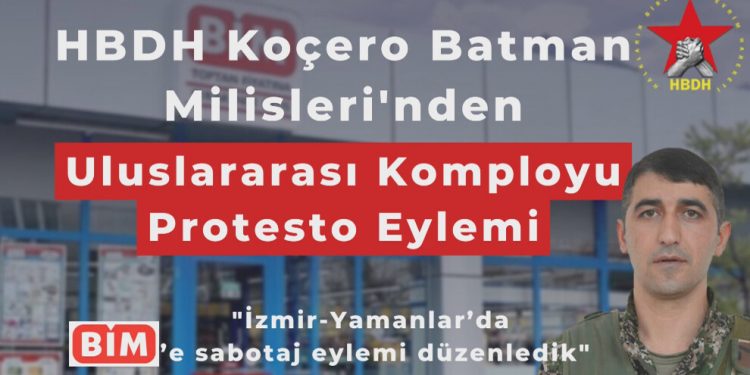 HBDH Koçero Batman Milisleri tarafından eylem