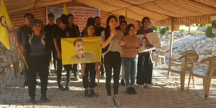 Şengal gençliği: “Önder Apo’nun fiziki özgürlüğü için sonuna kadar ayakta ve eylemde olacağız”