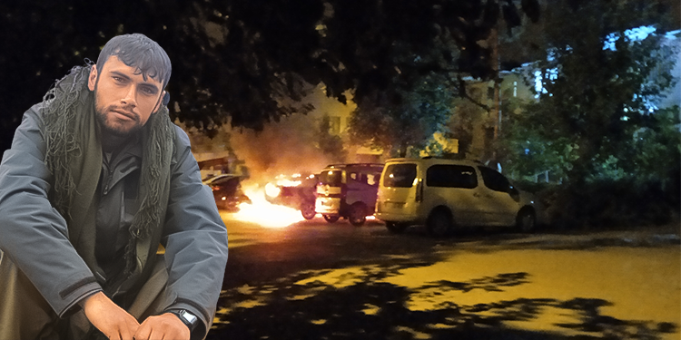 Şehit Hogir Amed İntikam Birimi faşist polislere ait 2 aracı ateşe verdi