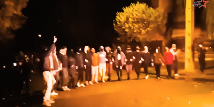 Rojhilat gençliğinden molotoflu kutlama