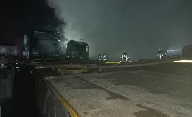 Şehit Sema Koçer intikam Birimleri Beylikdüzü’nde 5 tırı kullanılamaz hale getirdi