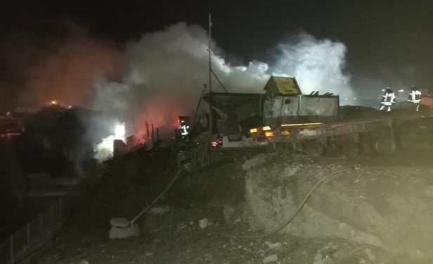 Şehit Sema Koçer intikam Birimleri Beylikdüzü’nde 5 tırı kullanılamaz hale getirdi