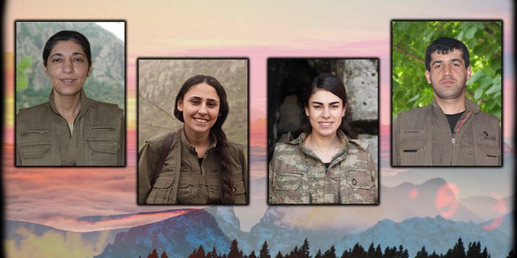 HPG şehit düşen 4 gerillanın kimlik bilgilerini açıkladı