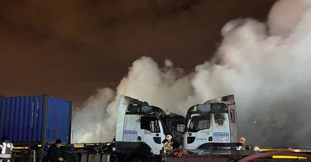 Şehit Sema Koçer intikam Birimleri Beylikdüzü’nde 5 tırı kullanılamaz hale getirdi