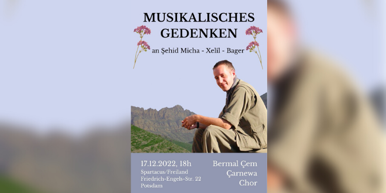 Şehit Bager Nûjiyan (Michael Panser) Postdam’da anılacak