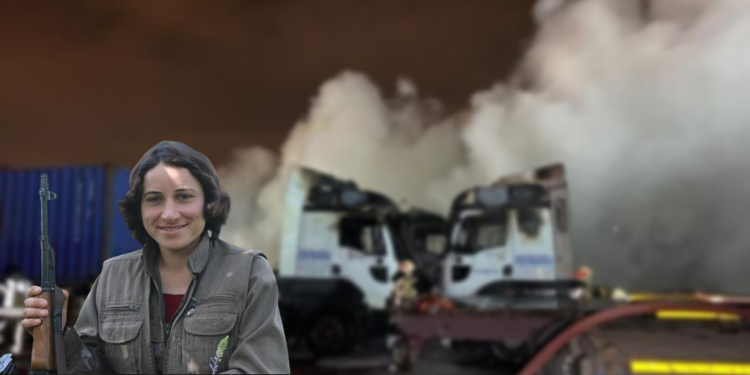 Şehit Sema Koçer intikam Birimleri Beylikdüzü’nde 5 tırı kullanılamaz hale getirdi