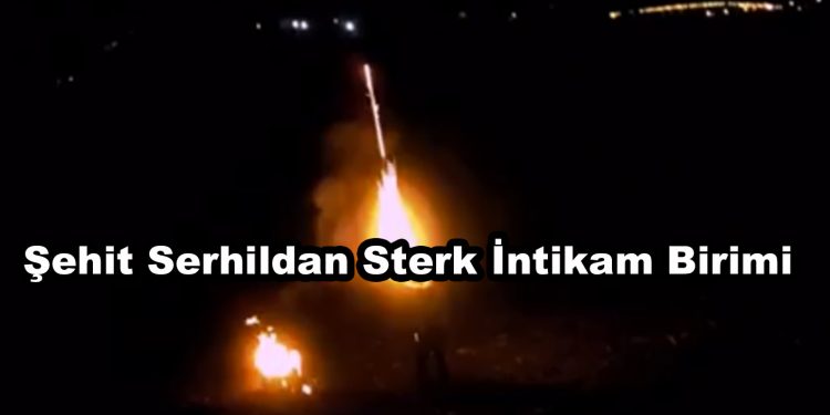 Şehit Serhildan Sterk İntikam Birimi’nden Şehitlik Mahallesi’nde eylem