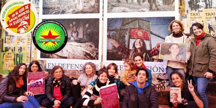 Kimyasal silahlara karşı Arjantinli kadınlardan kampanya