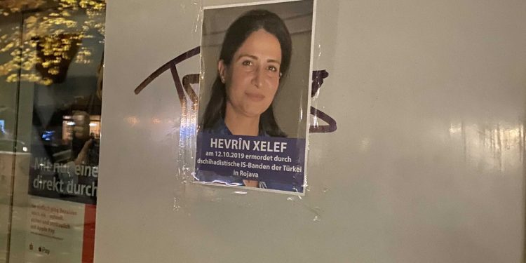 TekoJIN Hannover’den pankart ve afişleme eylemi