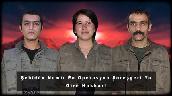 HPG, Girê Hakkarî Devrimci Operasyon Şehitlerinin kimlik bilgilerini açıkladı
