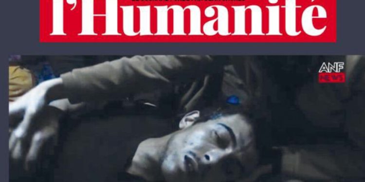 Faşist TC’nin savaş suçları L’Humanite’nin manşetinde