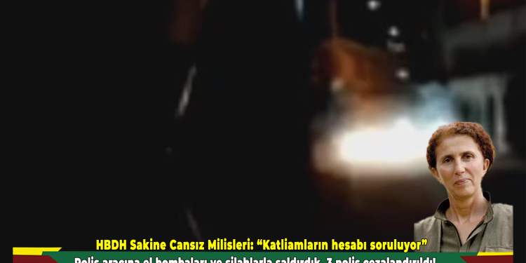 HBDH Sakine Cansız Milisleri üç faşist polis cezalandırdığını duyurdu