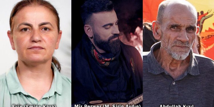 Üç şehidin ismi açıklandı