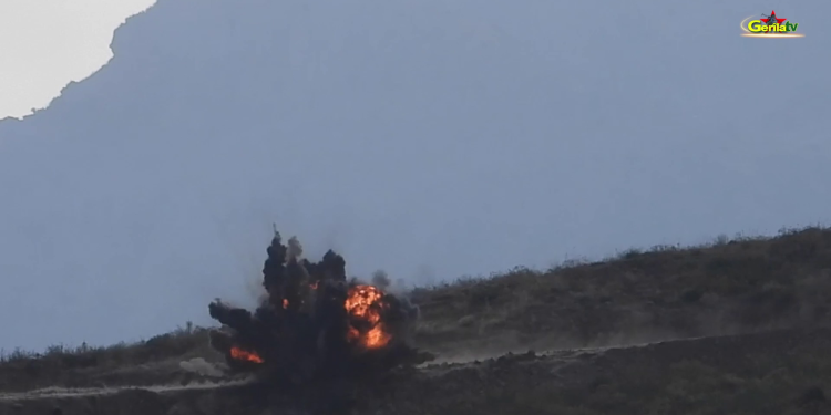 Gerîla TV sabotaj eyleminin görüntüsünü yayınladı